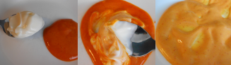 Siraccha and Mayo Sauces