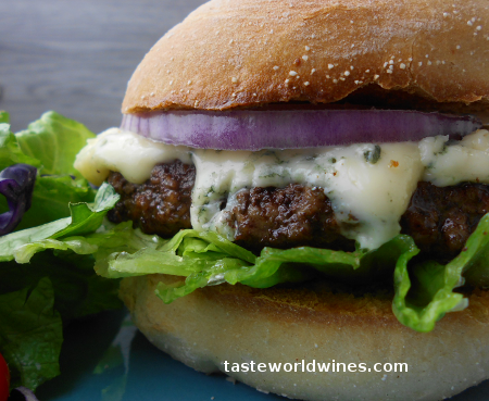 Burger with Blue Cheese 