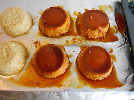 Flan Flip the Muffin Pan