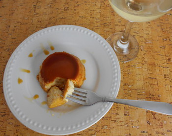Flan Made in Muffin Pan 