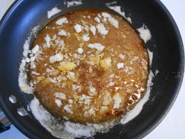 Flan Sugar in Pan